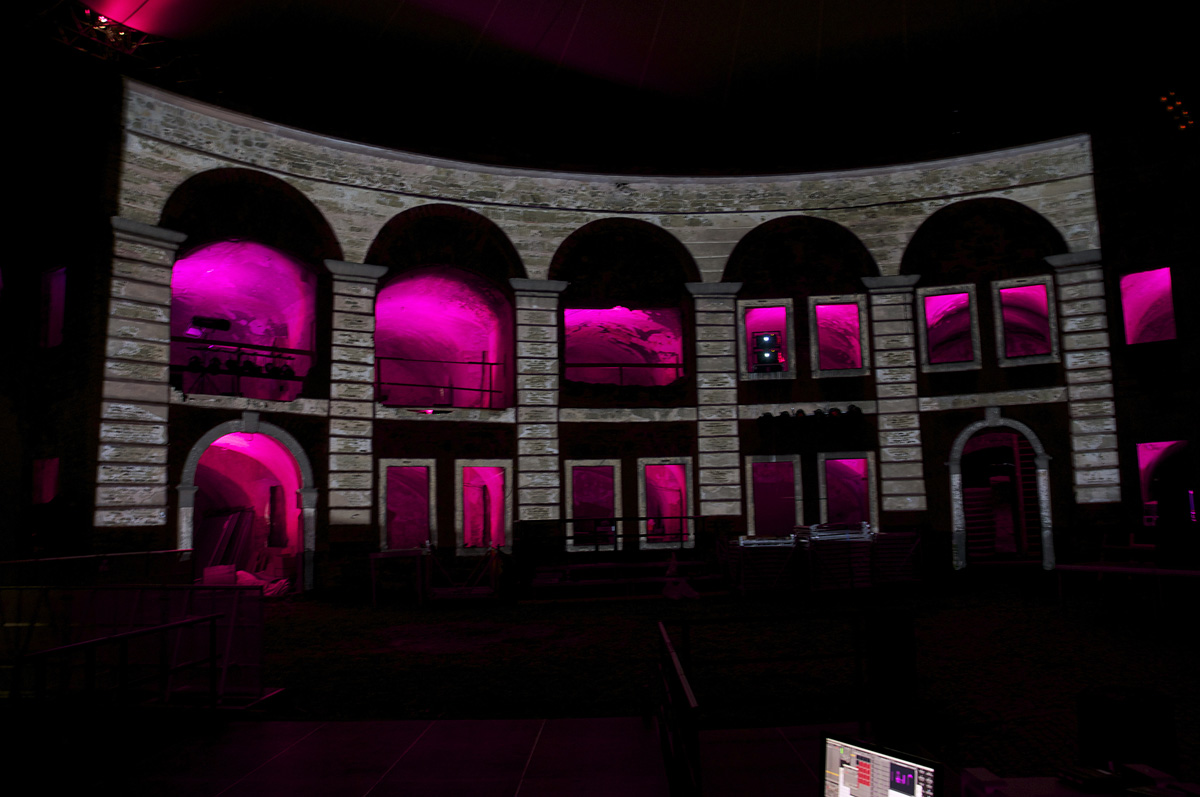 Projection Mapping, Fort Asterstein in Koblenz